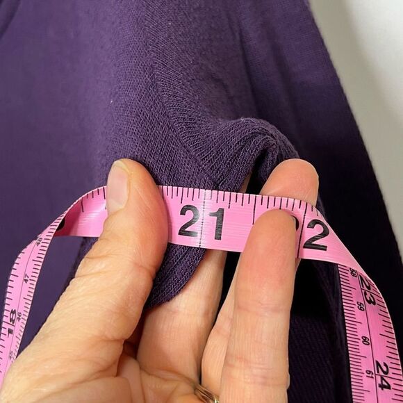 Michael Stars Purple Cowl Neck Dress - Picture 6 of 7